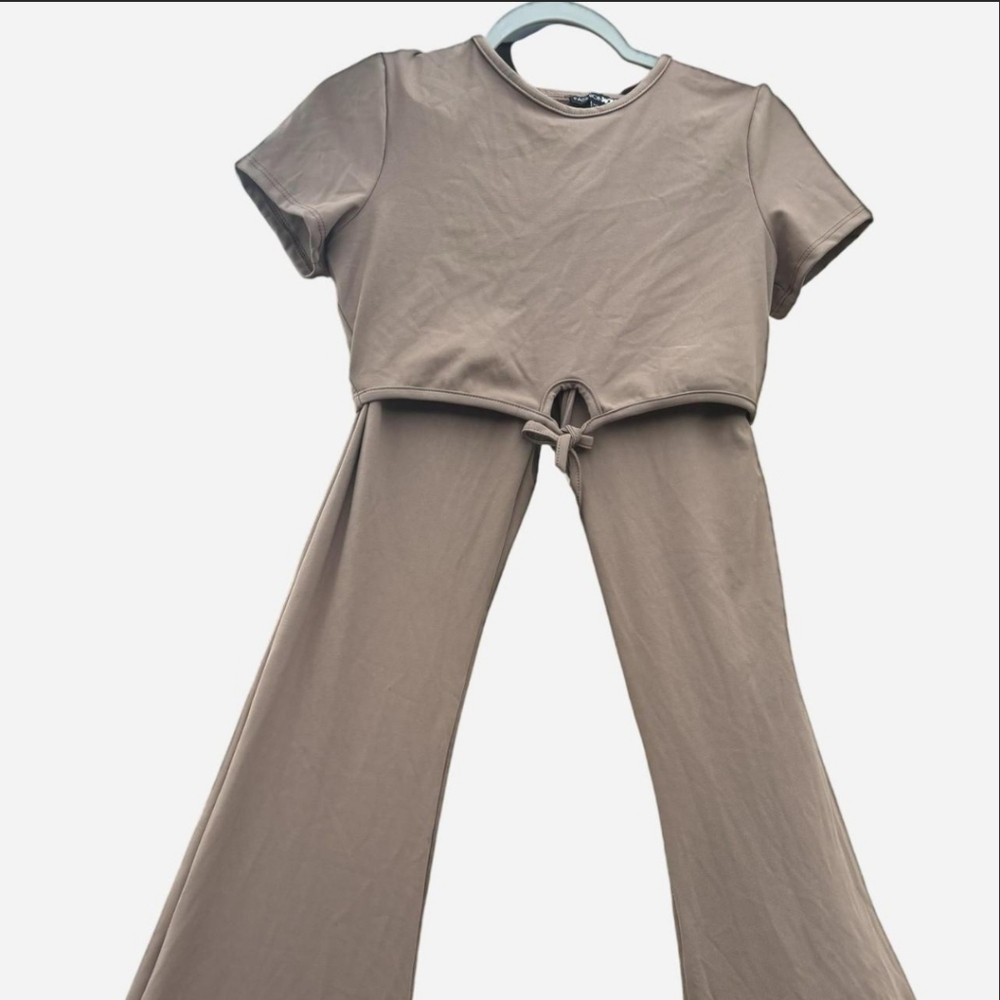 Stylish Tan Jumpsuit